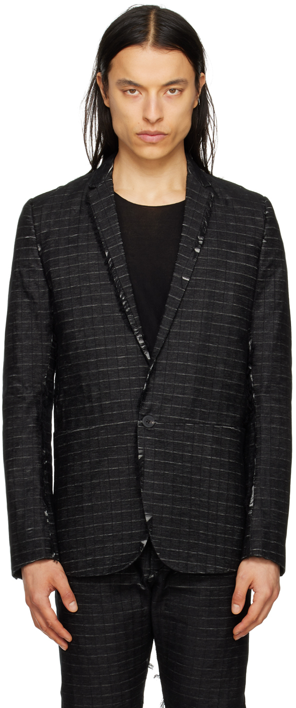 【関税込み】CO SSENSE限定 ブラック テーラードジャケット Label Under Constructionのブラック Formal テーラード