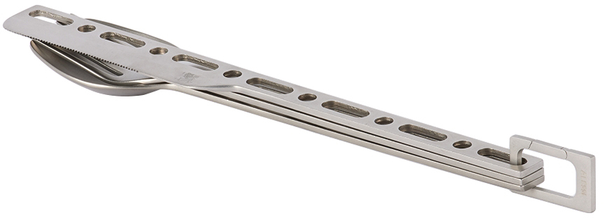 ALESSI SILVER VIRGIL ABLOH OCCASIONAL OBJECT CUTLERY SET