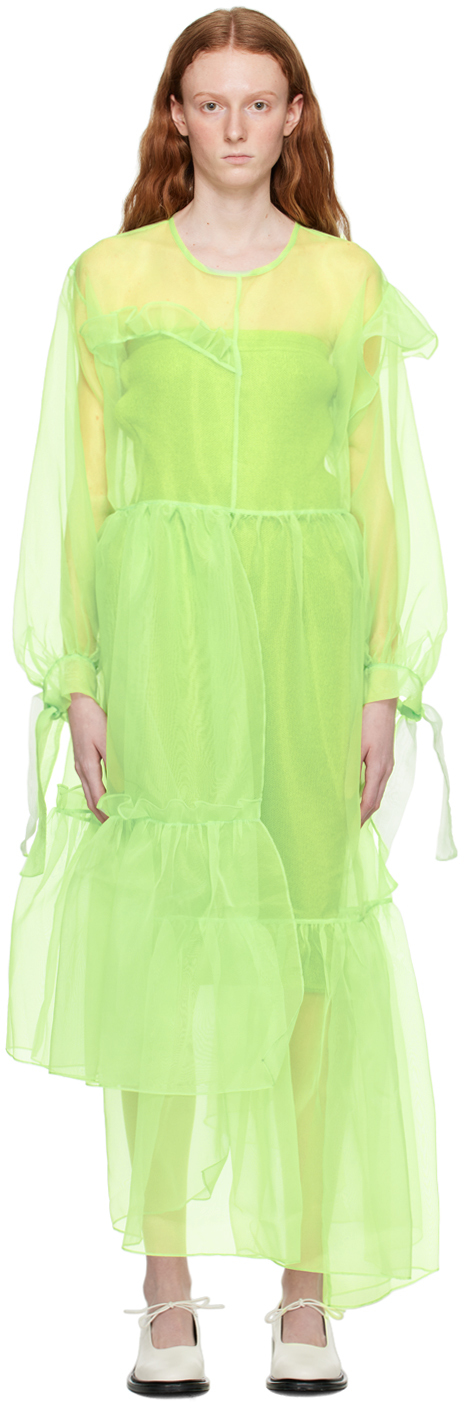 KkCo SSENSE Exclusive Green Nine Twenty-Seven Maxi Dress