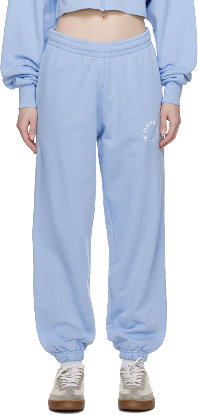 7 Days Active Blue Monday Trousers In 359 Frozen Fjord