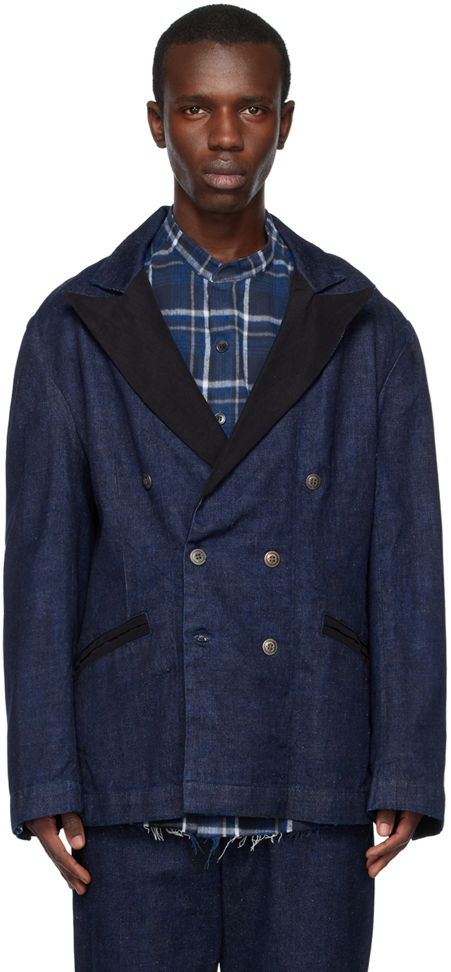 Greg Lauren Patchwork Varsity Coat