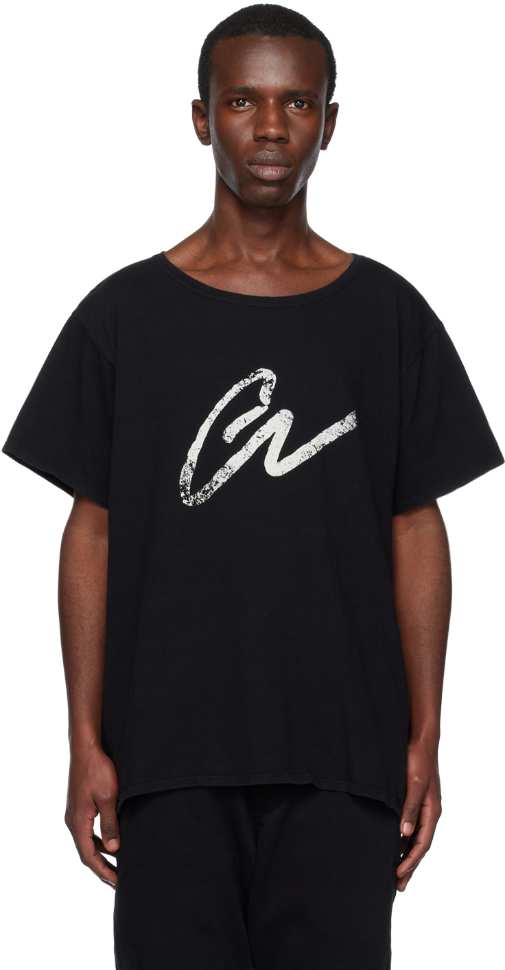 Black 'GL' T-Shirt