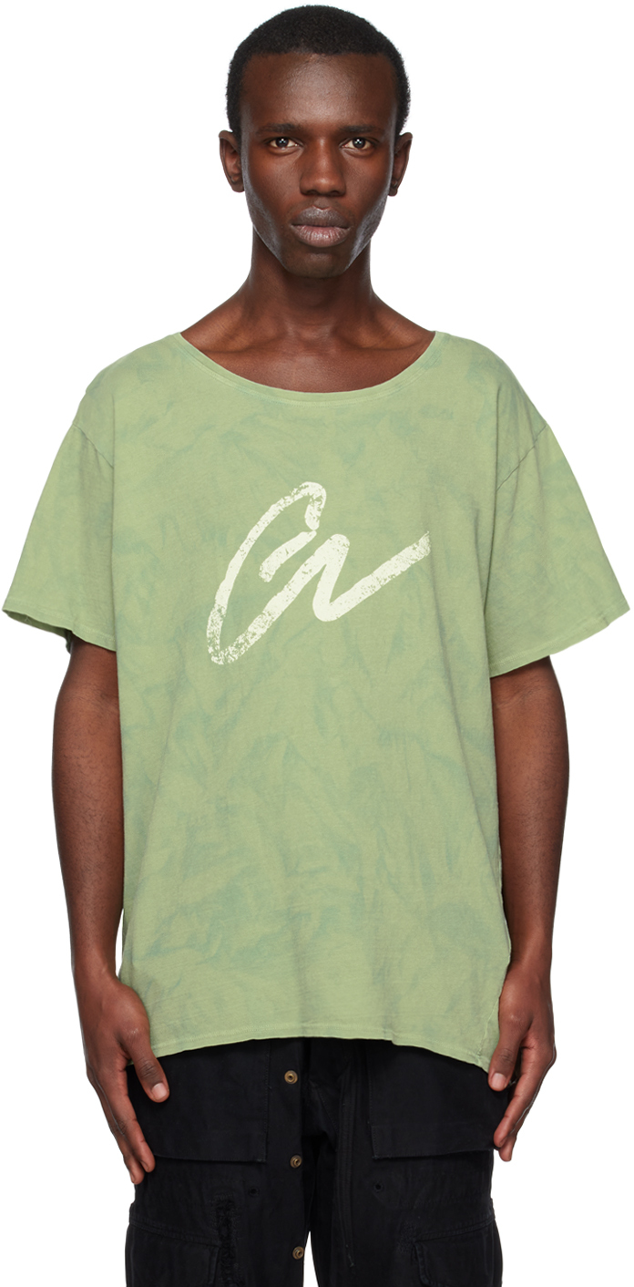 Greg Lauren Green 'gl' T-shirt