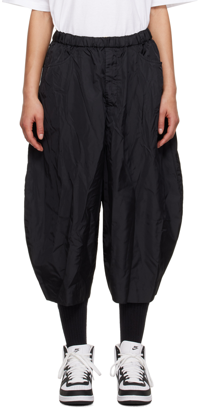 Black Comme des Garçons Black Cropped Trousers