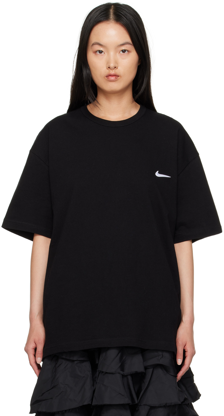 Taiko buik Oeganda essay Black Comme des Garçons: Black Nike Edition Embroidered T-Shirt | SSENSE
