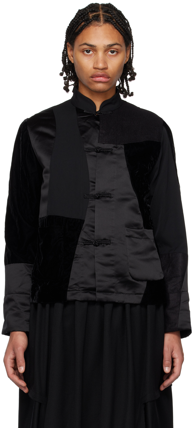 Black Comme des Garçons Black Patchwork Jacket