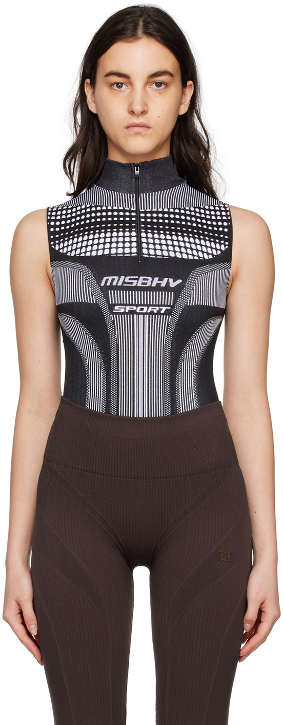 MISBHV BLACK & WHITE EUROPA BODYSUIT