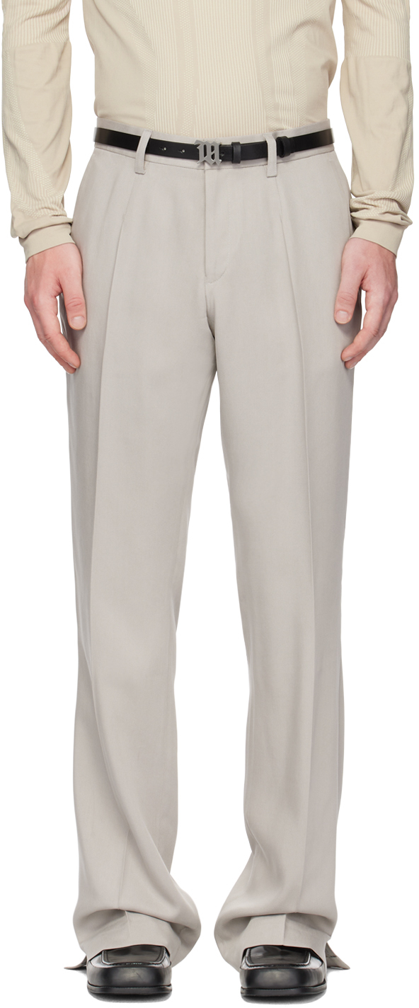 Misbhv Gray Tailored Trousers In 22330652 Taupe