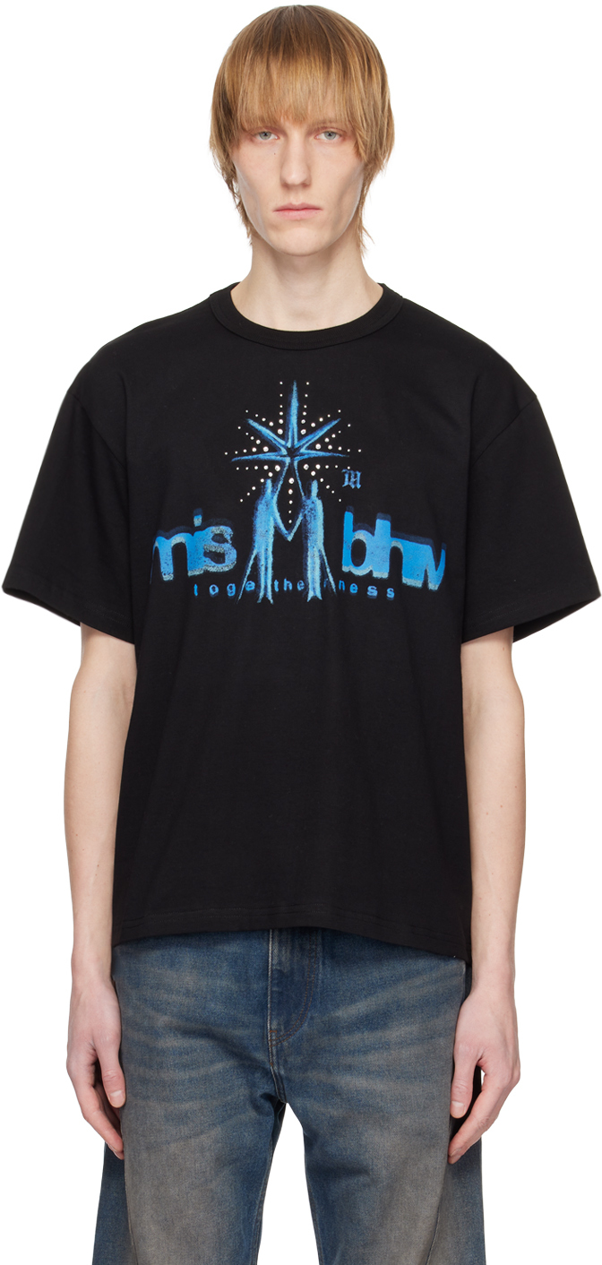 Misbhv Togetherness Graphic-print T-shirt In Black