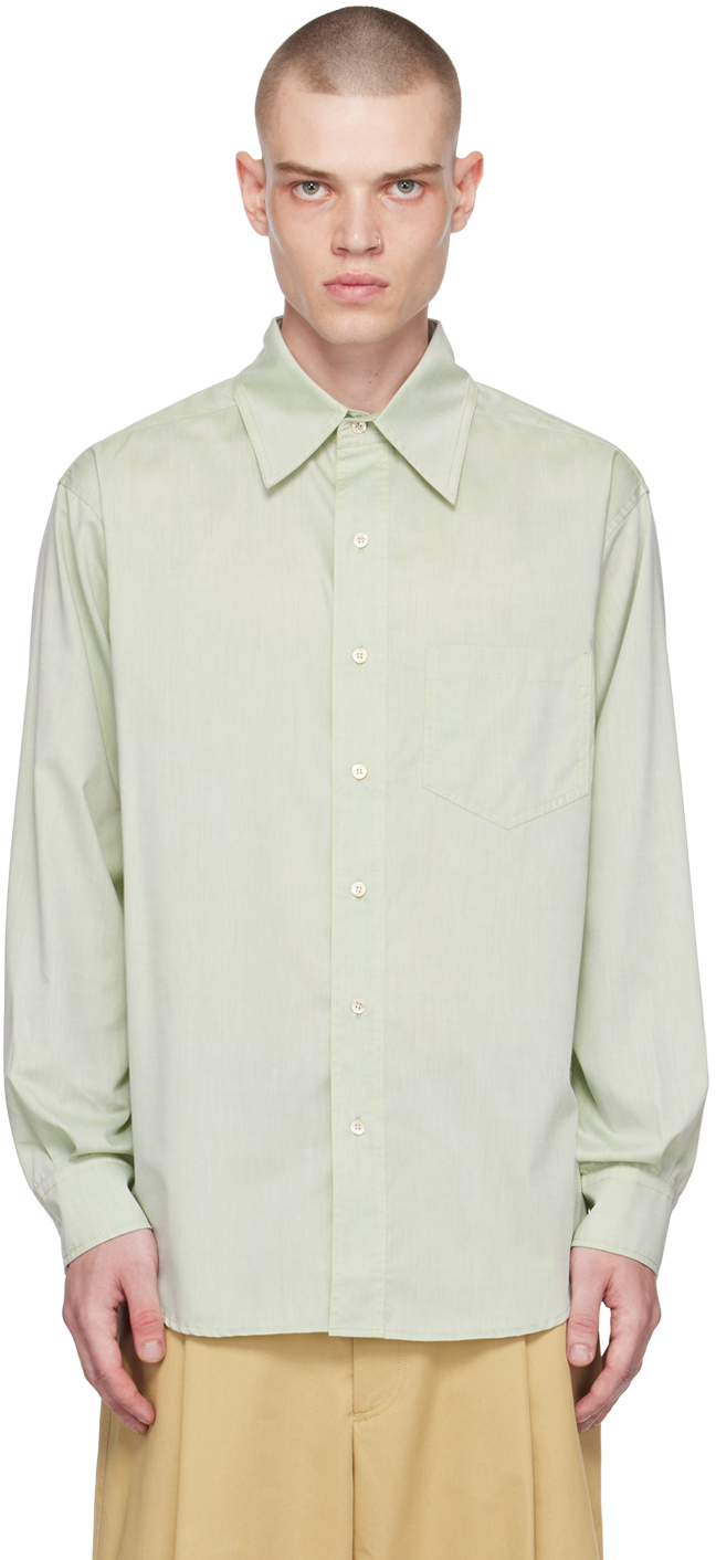 Maiden Name: Green Andy Shirt | SSENSE Canada