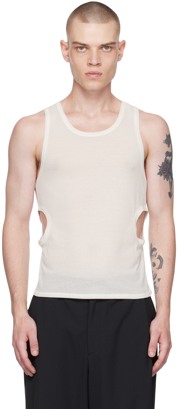 DISCONTINUED White Tanks/shirts