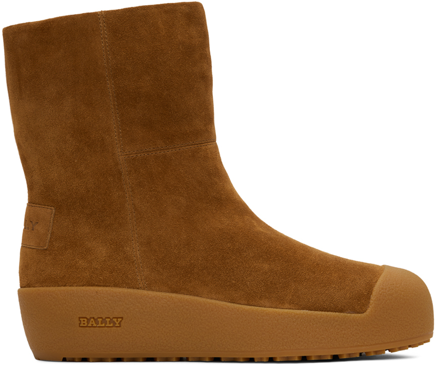 Tan Gstaad Suede Boots