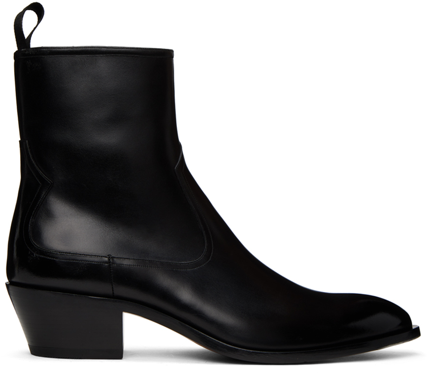 Black Gaiman Chelsea Boots by Bally on Sale