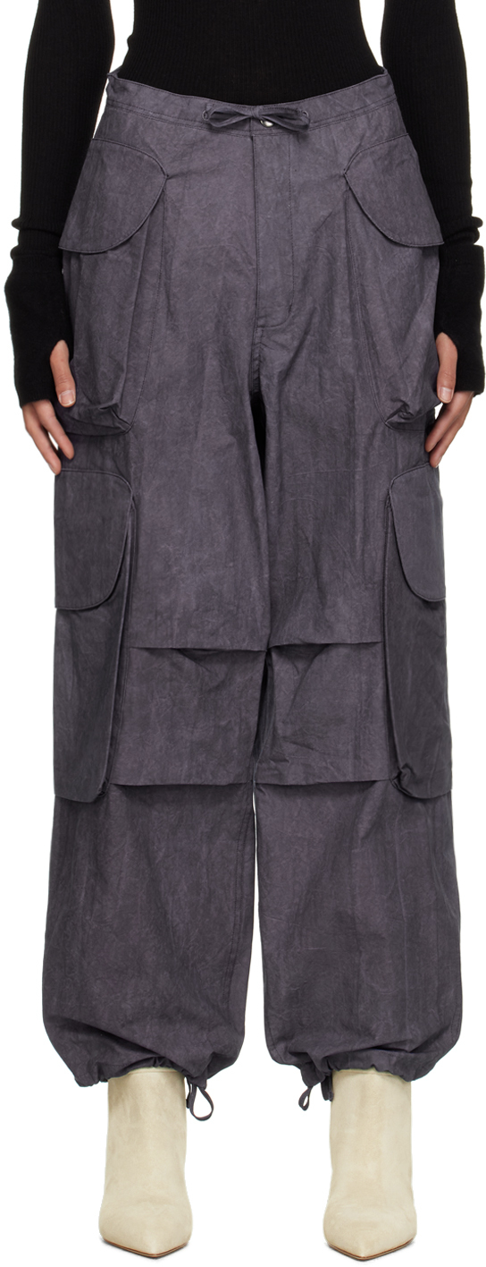 Navy Gocar Cargo Pants by Entire Studios on Sale