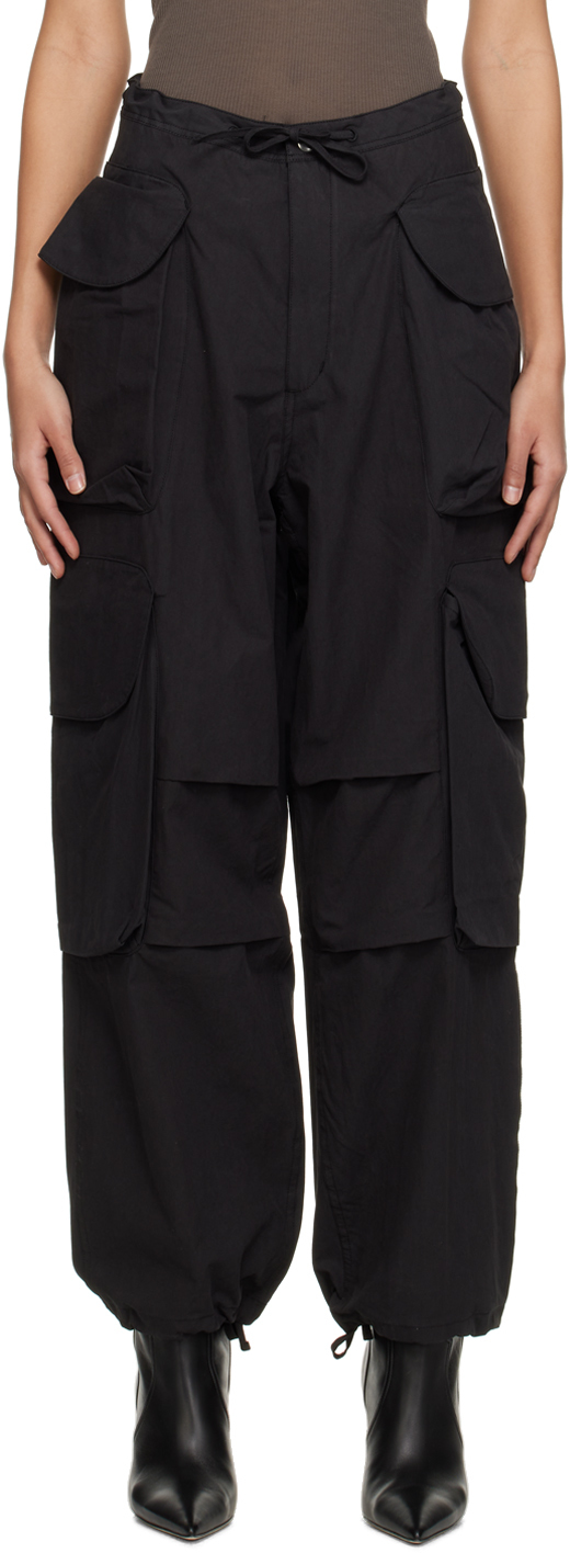 Black Gocar Cargo Pants by Entire Studios on Sale