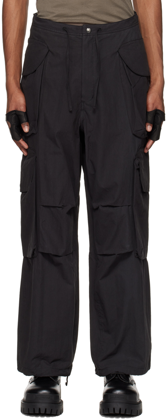 人気が高い gocar studious entire パンツ cargo black pants パンツ ...