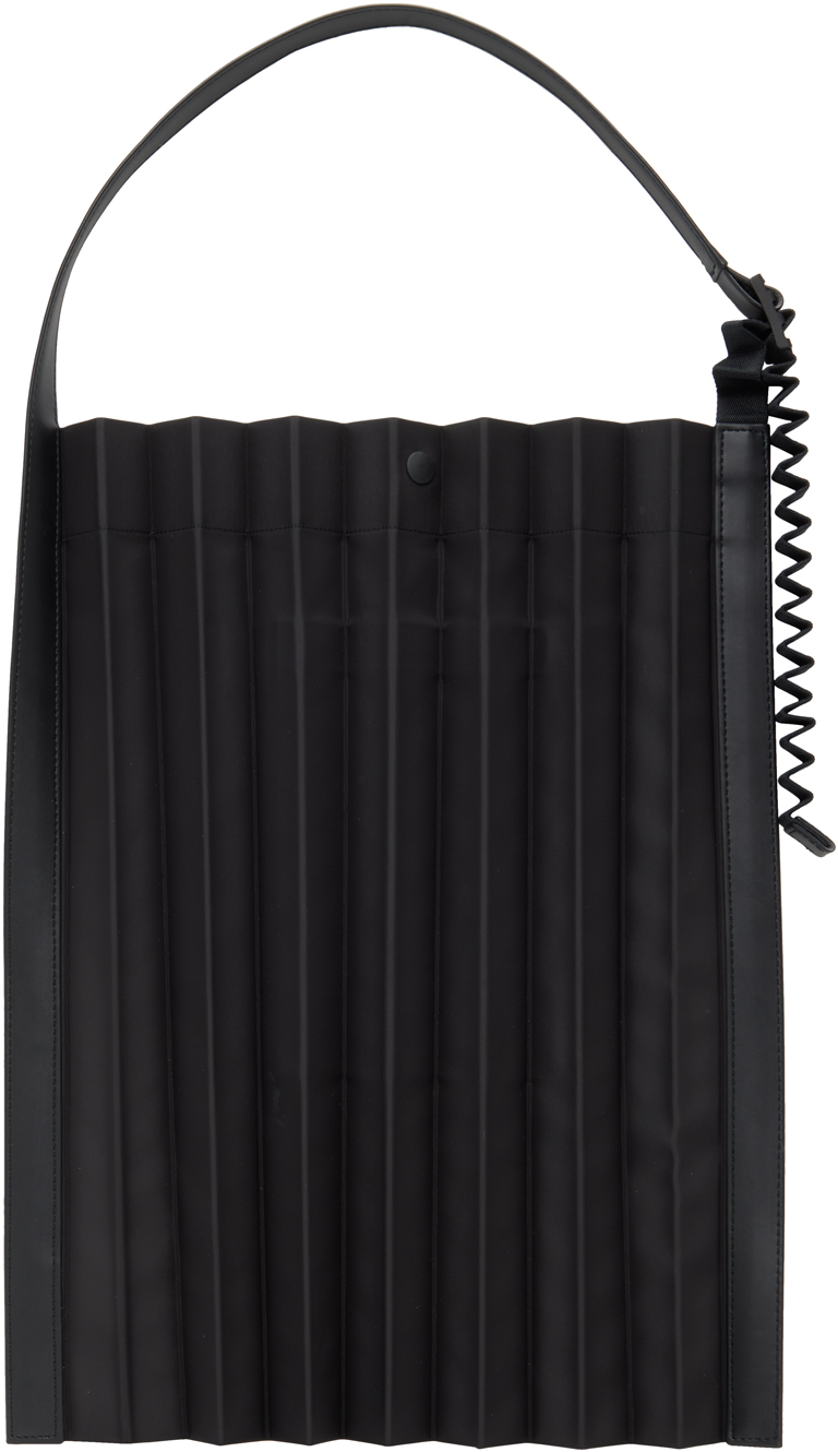 Pleats Please Issey Miyake Black Small Square Pleats Shoulder Bag Pleats  Please Issey Miyake
