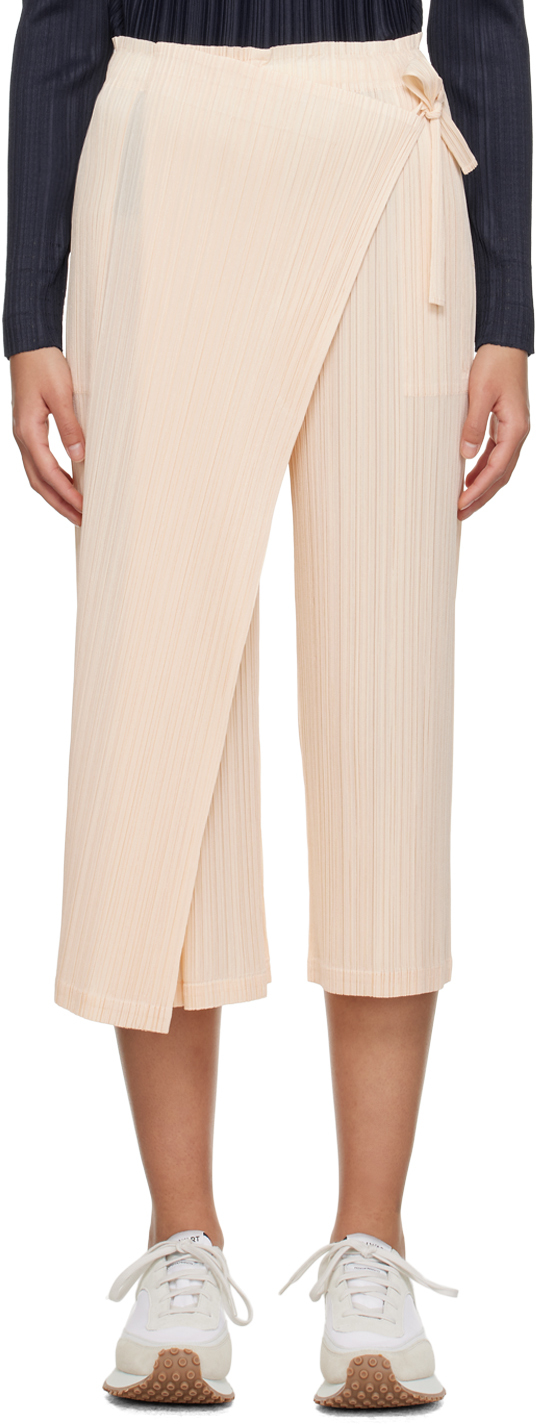 Beige Monthly Colors February Trousers