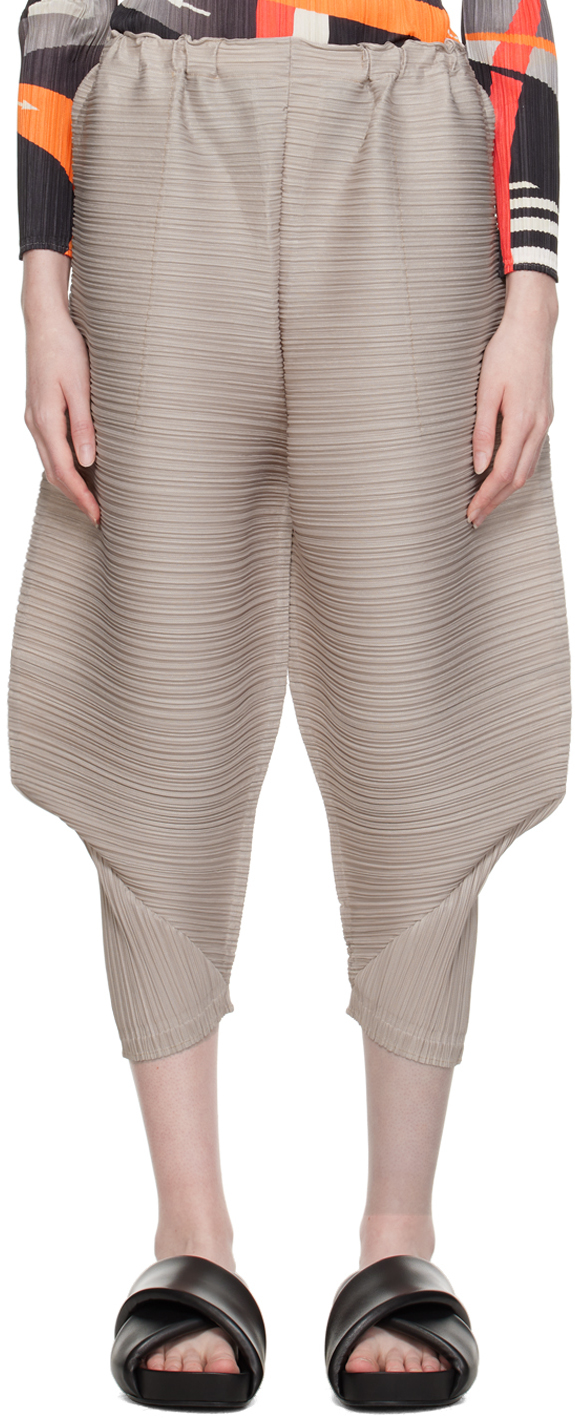 Taupe Thicker Bounce Trousers