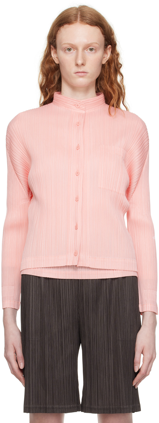 Pleats Please Issey Miyake: Pink Monthly Colors February Shirt