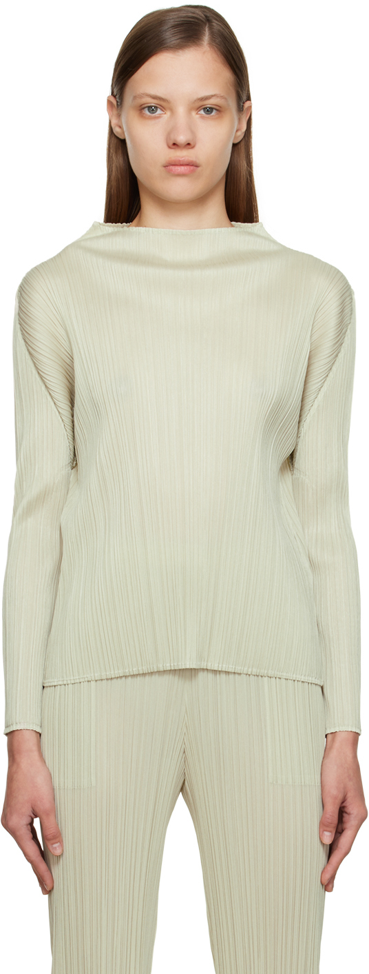 Beige Monthly Colors October Sweater