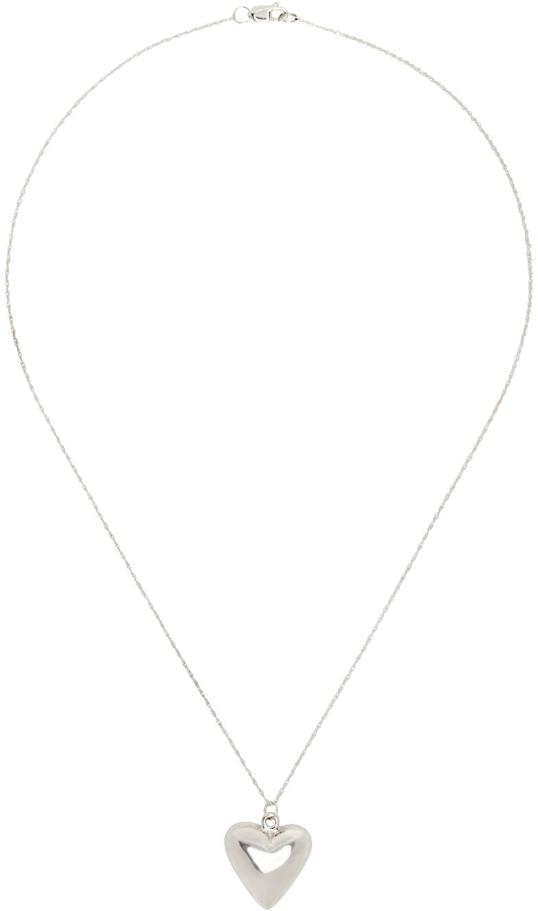 Sophie Buhai Silver Petite Heart Pendant Necklace | ModeSens