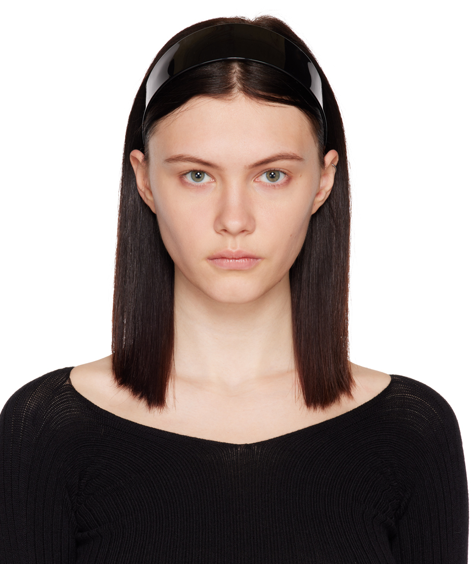 Sophie Buhai Black Bessette Headband In Noir