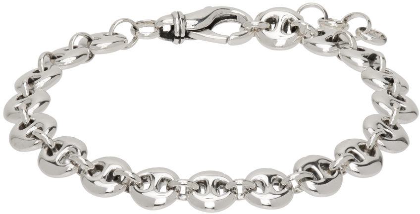 Sophie Buhai Silver Small Circle Link Bracelet In Sterling Silver