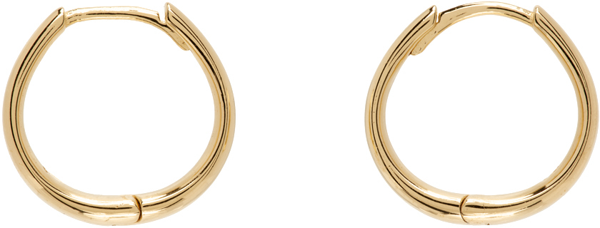 Gold Medium Intrinsic Hoop Earrings