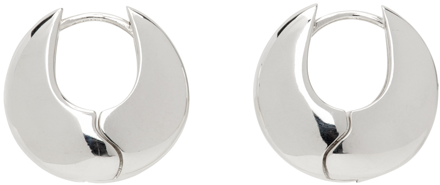 Sophie Buhai Silver Large Bialy Earrings In Sterling Silver