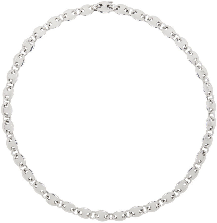 Sophie Buhai: Silver Medium Circle Link Necklace | SSENSE