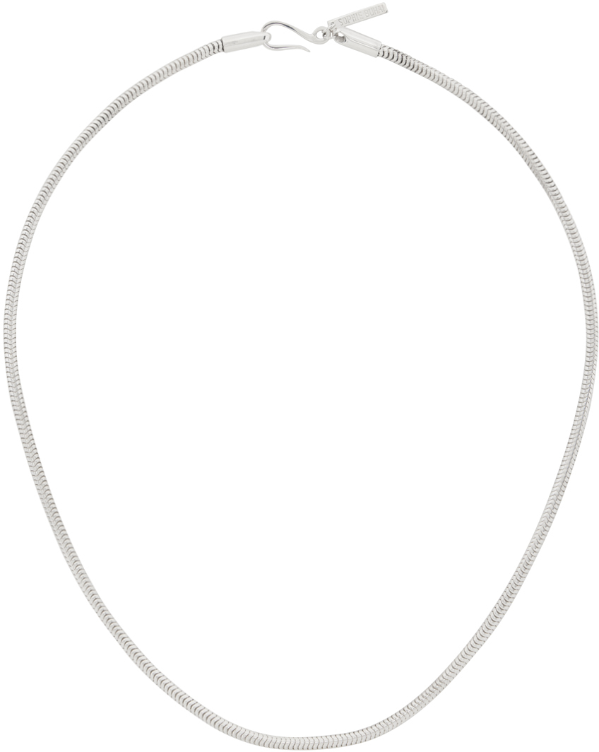 Sophie Buhai Silver Serpent Chain Necklace In Sterling Silver