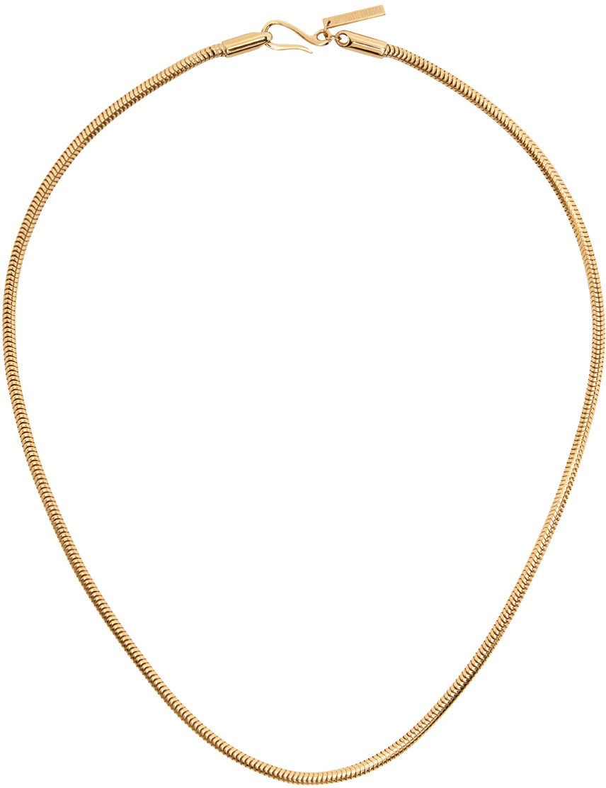 Sophie Buhai Gold Serpent Chain Necklace In 18k Gold Vermeil