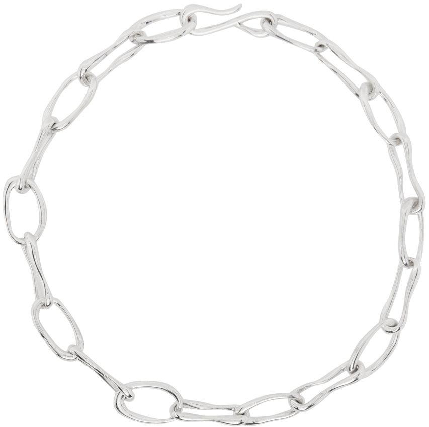 Sophie Buhai Silver Roman Chain Necklace In Sterling Silver