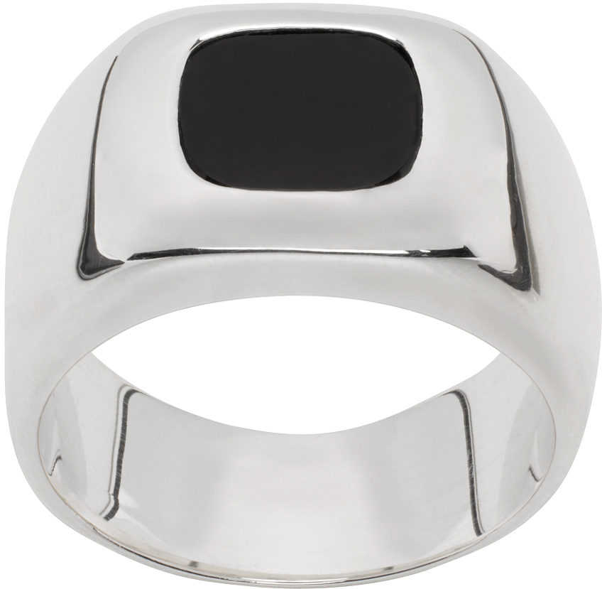 Sophie Buhai Silver Godfather Ring In Sterling Silver, Ony