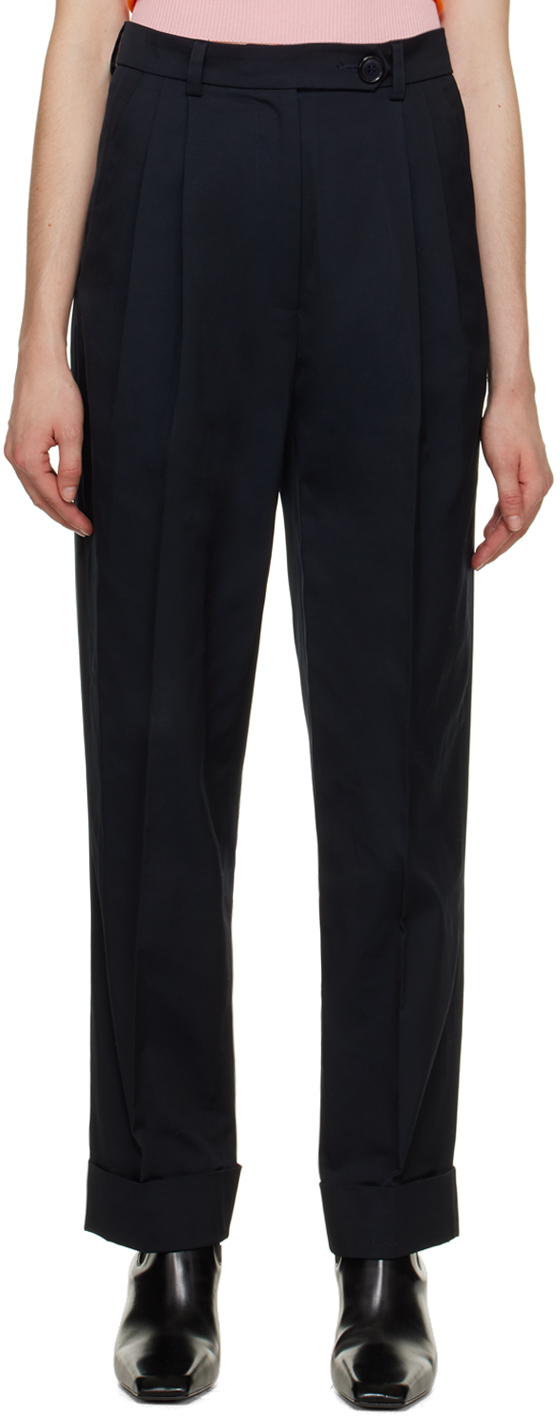 Navy Dolly Trousers