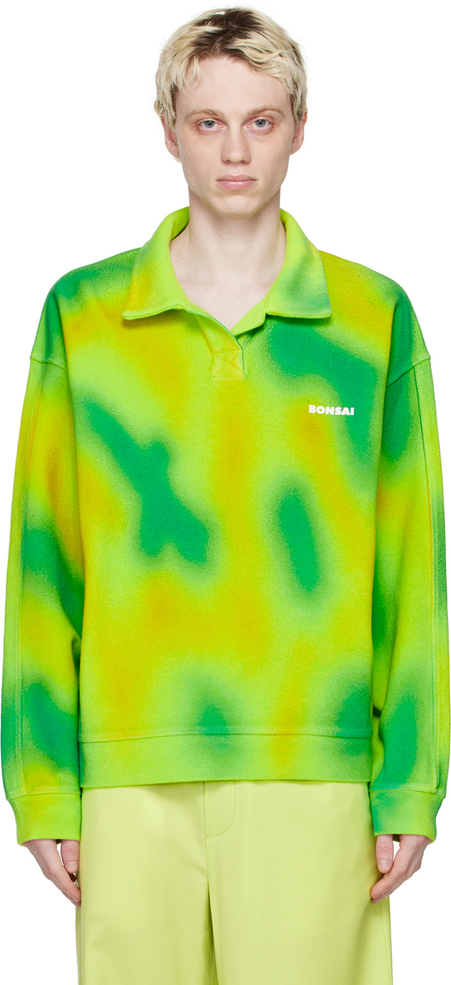 Green & Yellow Dyed Polo