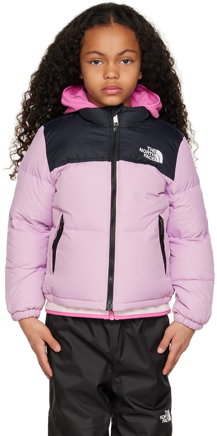 The North Face Kids' Nuptse 1996 Retro Jacket In Lupine Hcp