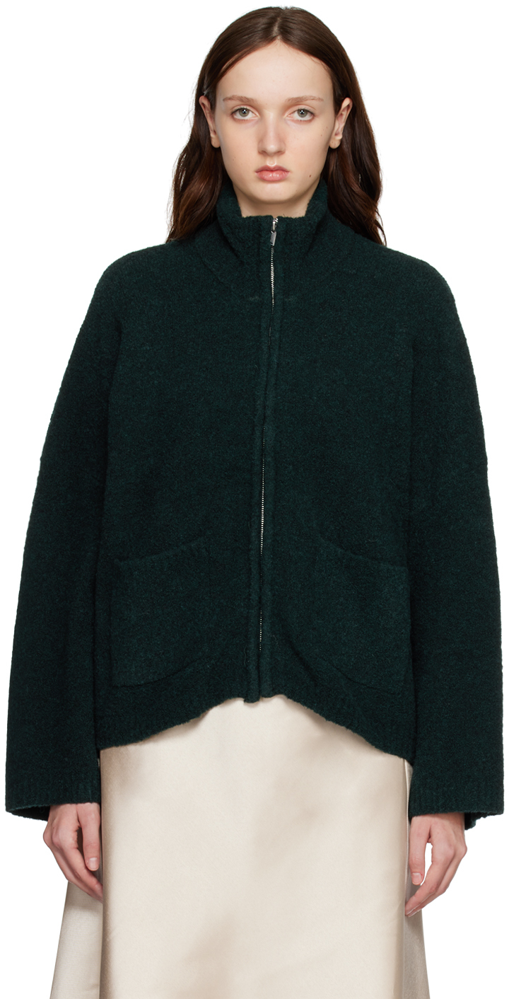 Holzweiler: Green Tine Sweater | SSENSE