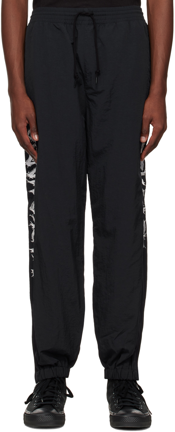 Black NECKFACE Edition Embroidered Lounge Pants