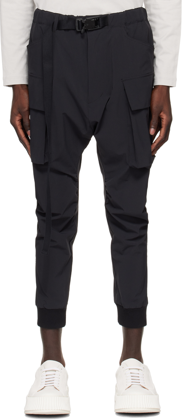 The Viridi-anne: Black Belted Cargo Pants | SSENSE