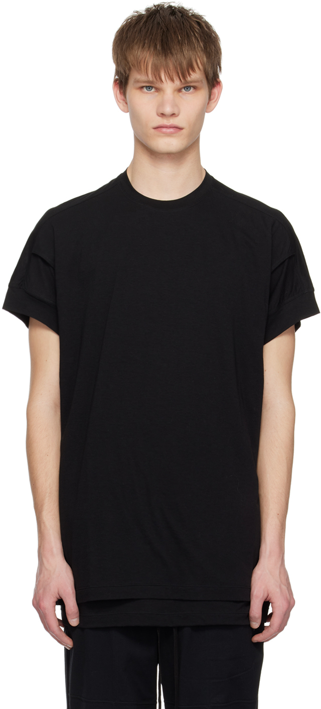 The Viridi-anne: Black Double-Layered T-Shirt | SSENSE