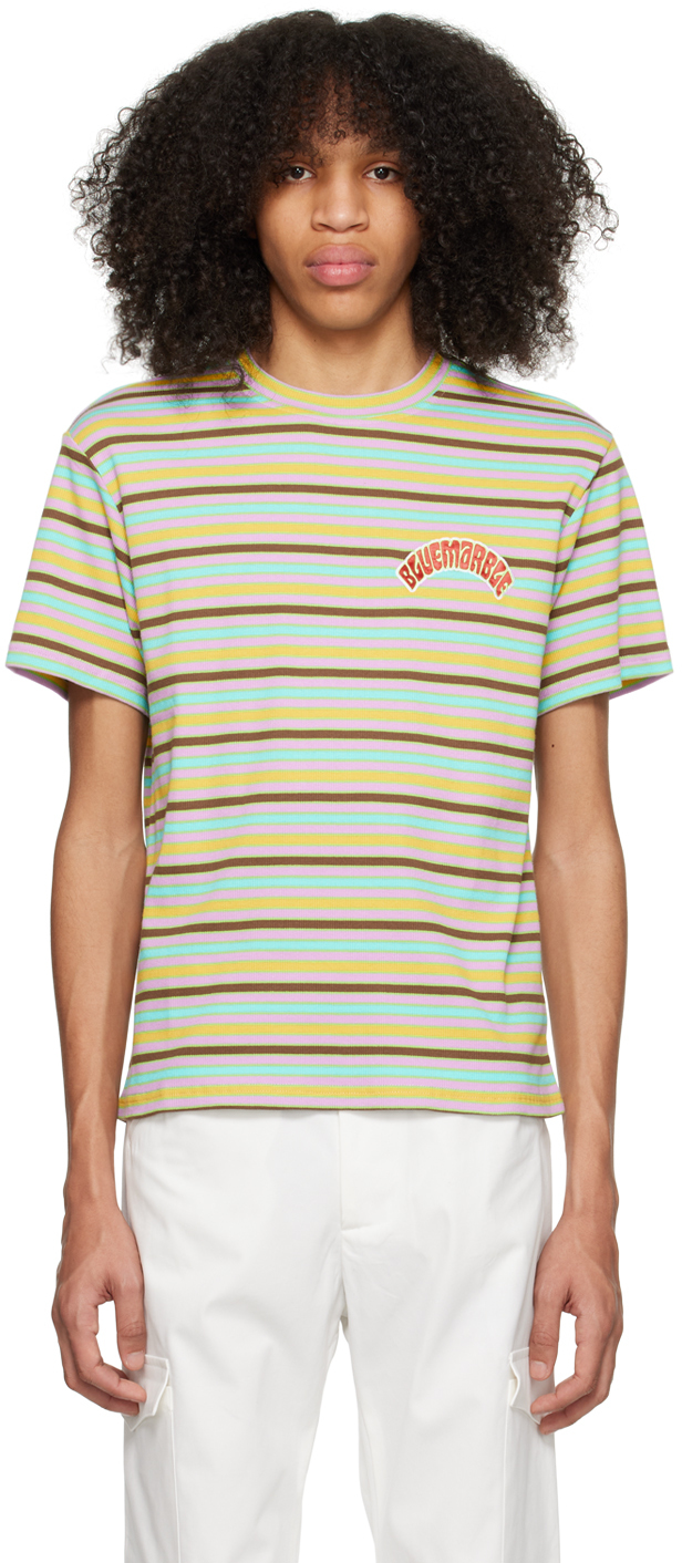 Shop Bluemarble Multicolor Striped T-shirt