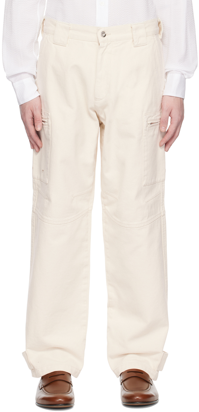 Off-White Zip Pocket Jeans