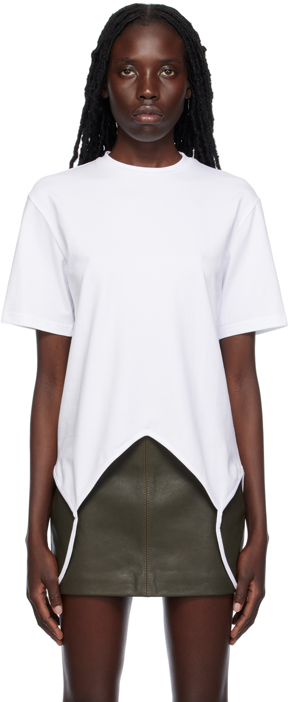 FIDAN NOVRUZOVA WHITE MODIFIED T-SHIRT