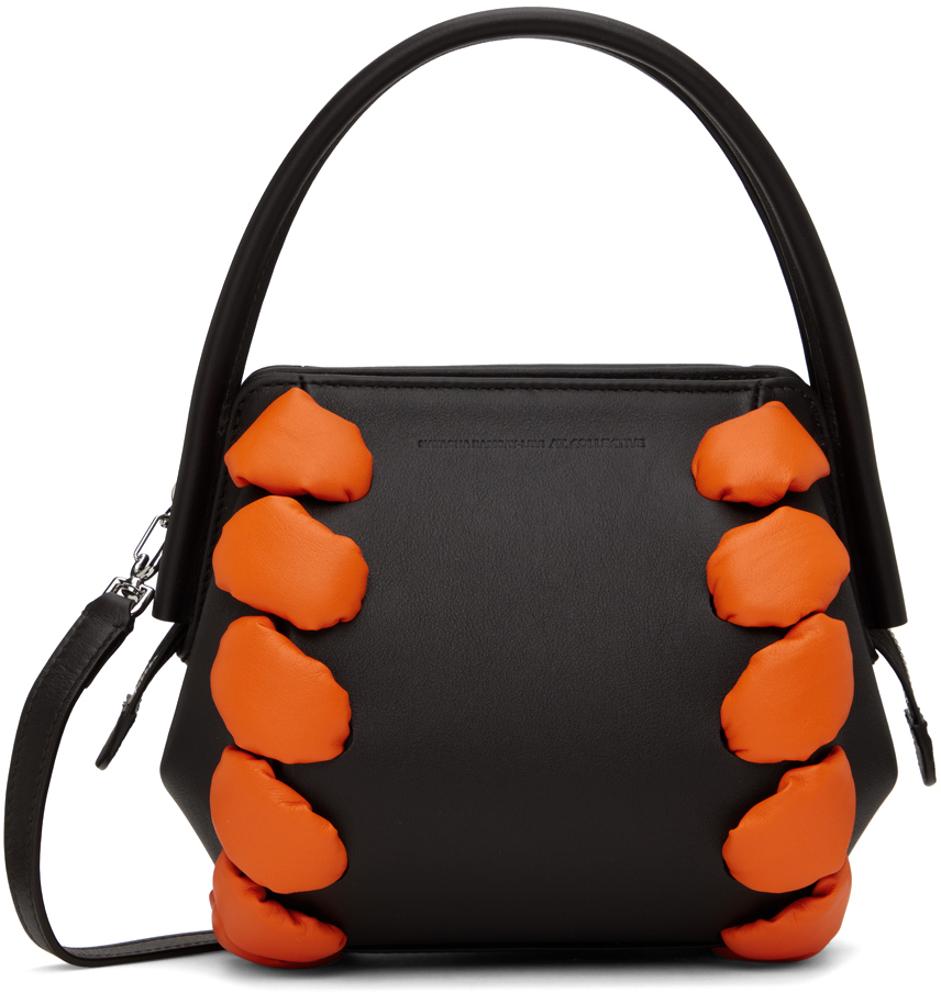 At.kollektive Black Natacha Ramsay-levi Edition Small Braided Float Bag In Off Black/brick Oran