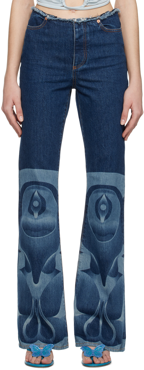 Conner Ives Indigo Bootcut Jeans