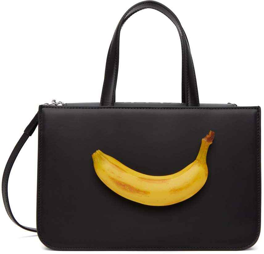 PUPPETS AND PUPPETS BLACK BANANA BAG