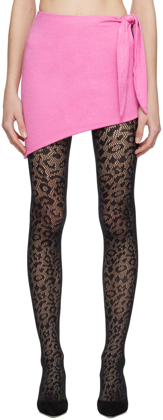 Puppets and Puppets Pink Michael Stars Edition Miniskirt SSENSE