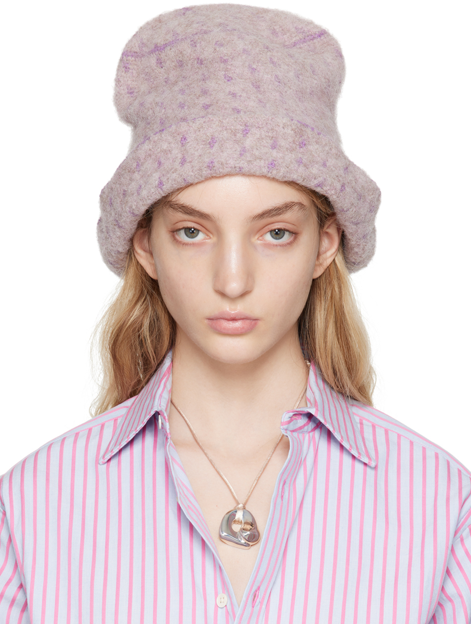 EMILY DAWN LONG: SSENSE Canada Exclusive Beige 'A Hat Named Wanda' Hat ...